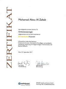 Sehtest & Brillenanalyse Dierdorf Zertifikat